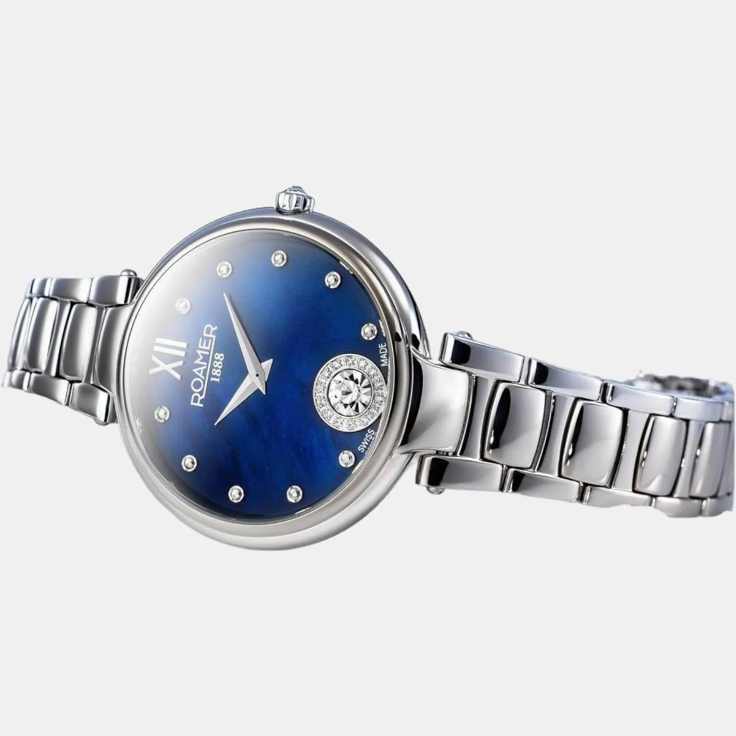 Women's Blue Analog Stainless Steel Watch 600843 41 49 50