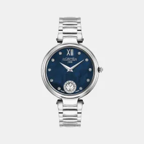 Women's Blue Analog Stainless Steel Watch 600843 41 49 50