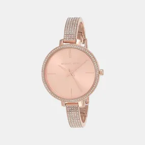 Women's Rose Gold Analog Stainless Steel Watch MK3785