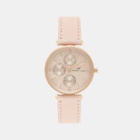 Women's Rose Gold Brass Chronograph Watch 2003R-L0309