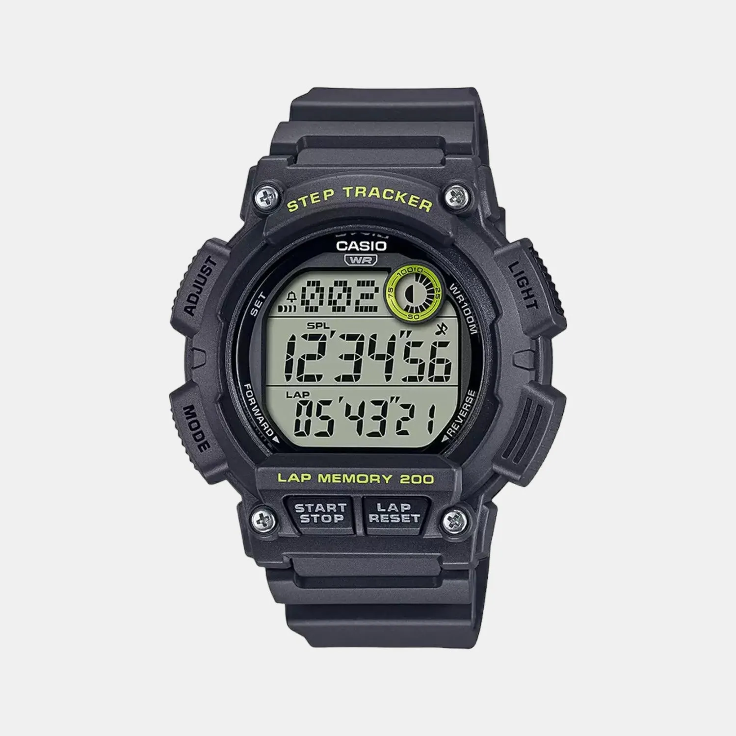 Youth Unisex Digital Resin Watch D245 - WS-2100H-8AVDF