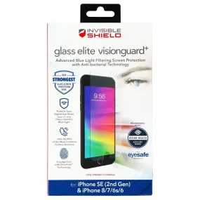 ZAGG (GlassElite VisionGuard ) Screen Protector for iPhone SE (2nd Gen)/8/7/6s/6